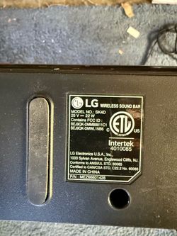 LG Sound Bar