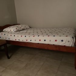 Bed frame With Mattress 