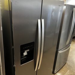 Whirlpool Stainless Steel Side By Side Refrigerator 