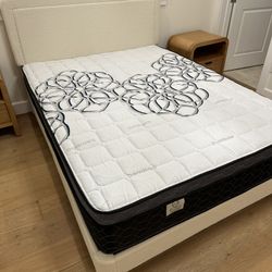 Queen Size Mattress Pillow Top 12”.      New Mattress.   We Offer Same Day Delivery 