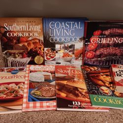 Lot of 8 Cookbooks 