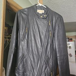 Michael Khors Leather Jacket 