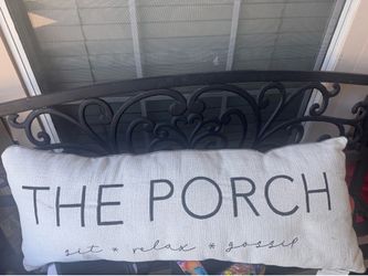 Porch pillow