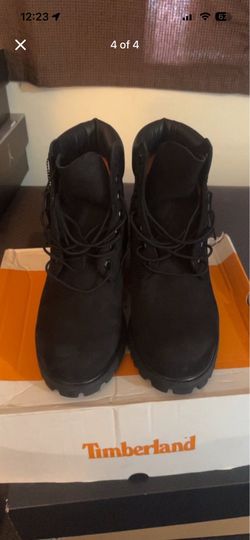 Black Tims size 9.5