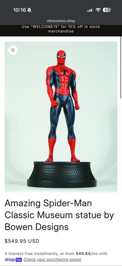 Spiderman Limited Edition (272 of 1300) Sculpture