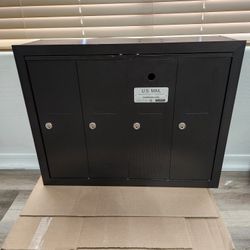 Salsbury Industries 3504ASU Surface Mounted Vertical Mailbox - 4 Doors