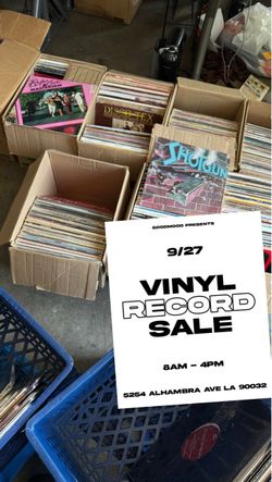 Sunday 9/27 Record Sale & more