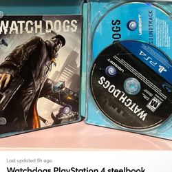 Playstation 4 Watchdogs Steel Book Edition
