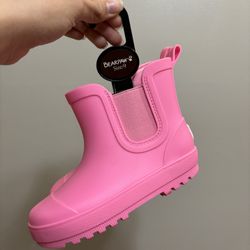 Toddler Pink Rain Boots Size 9