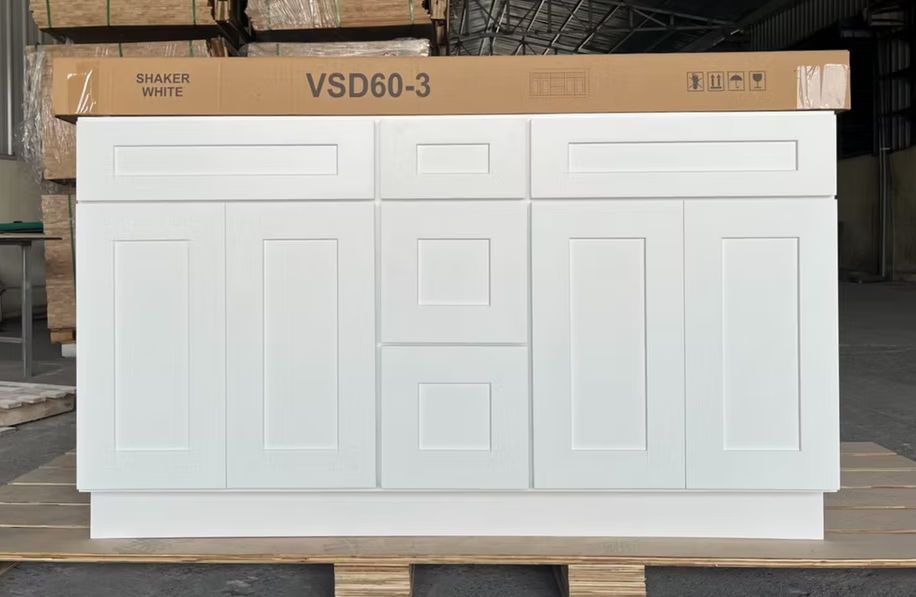 Wholesale Dual Sink Bathroom Cabinet, Double Sink Cabinet , Bathroom Vanity 60"inch , 70" Inch Bathroom Vanity Sink Cabinet(White,Blue,Oak,Green,Grey)