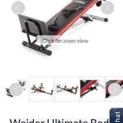 Weider Ultimate Bodyworks Workout Bench/ Gym 