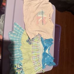 9 Baby Girl Items Size 12 Months All For $6