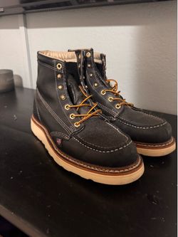 8.5 Thorogood American Heritage Moc Toe boots.