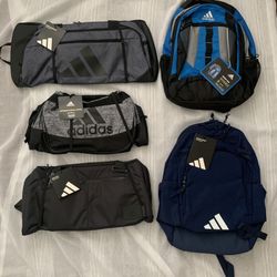 NWT- Adidas Computer Laptop / Backpack / Duffel / Lounge Bag