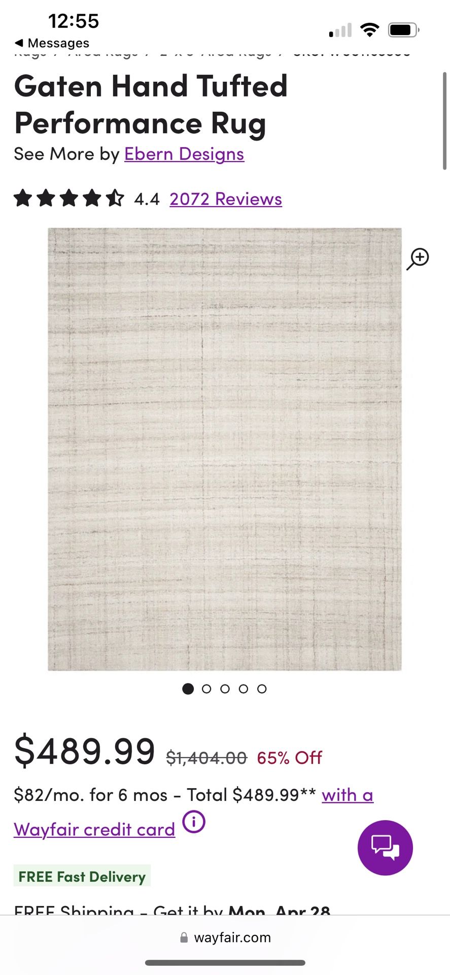 Brand New 9x12 Indoor Rug