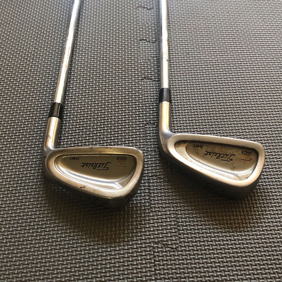 Titleist 981 3 iron and 5 iron.