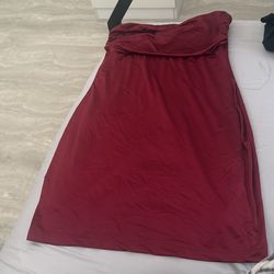 Red Dress Size L fits like size M