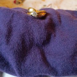 14 Karat Gold Diamond Ring With A Carrot Stone Solid Gold Very Beautiful Engagement Ring