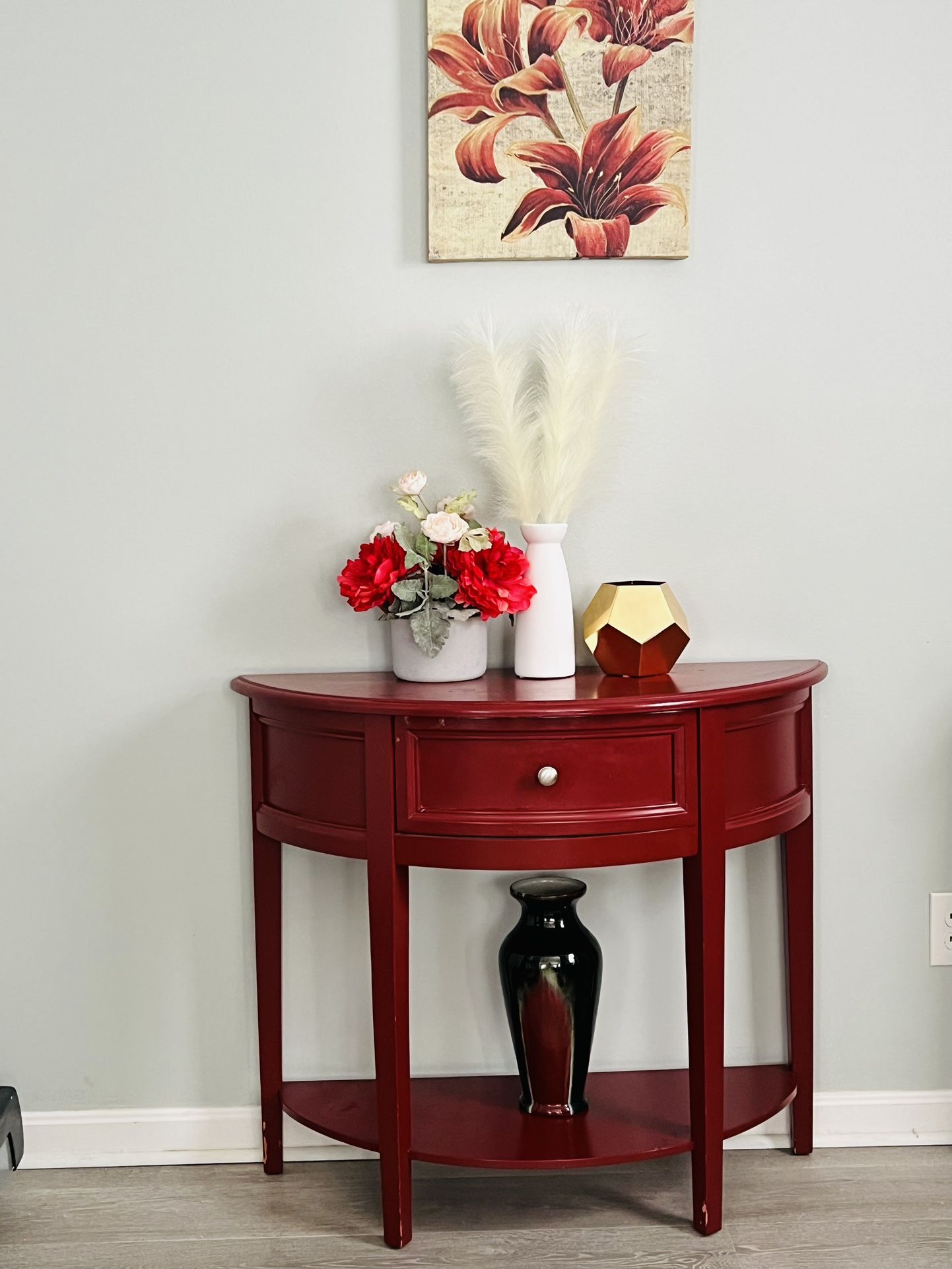Console Table (red)