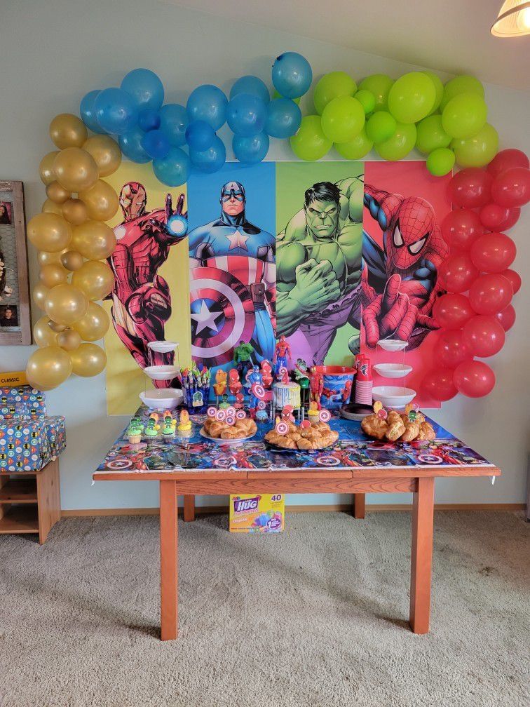 Super Hero Party Stuff