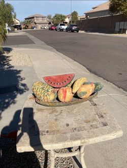 Rustic fruit bowl