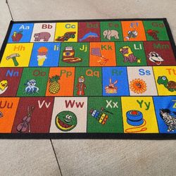 ABC Kids Rug With Pictures