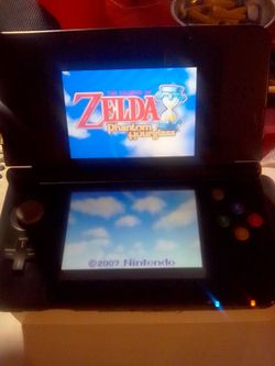 Nintendo 3DS Black Handheld Console super Mario verison