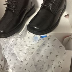 12.5 W Gabe Deer Stags Dress Shoes NIB