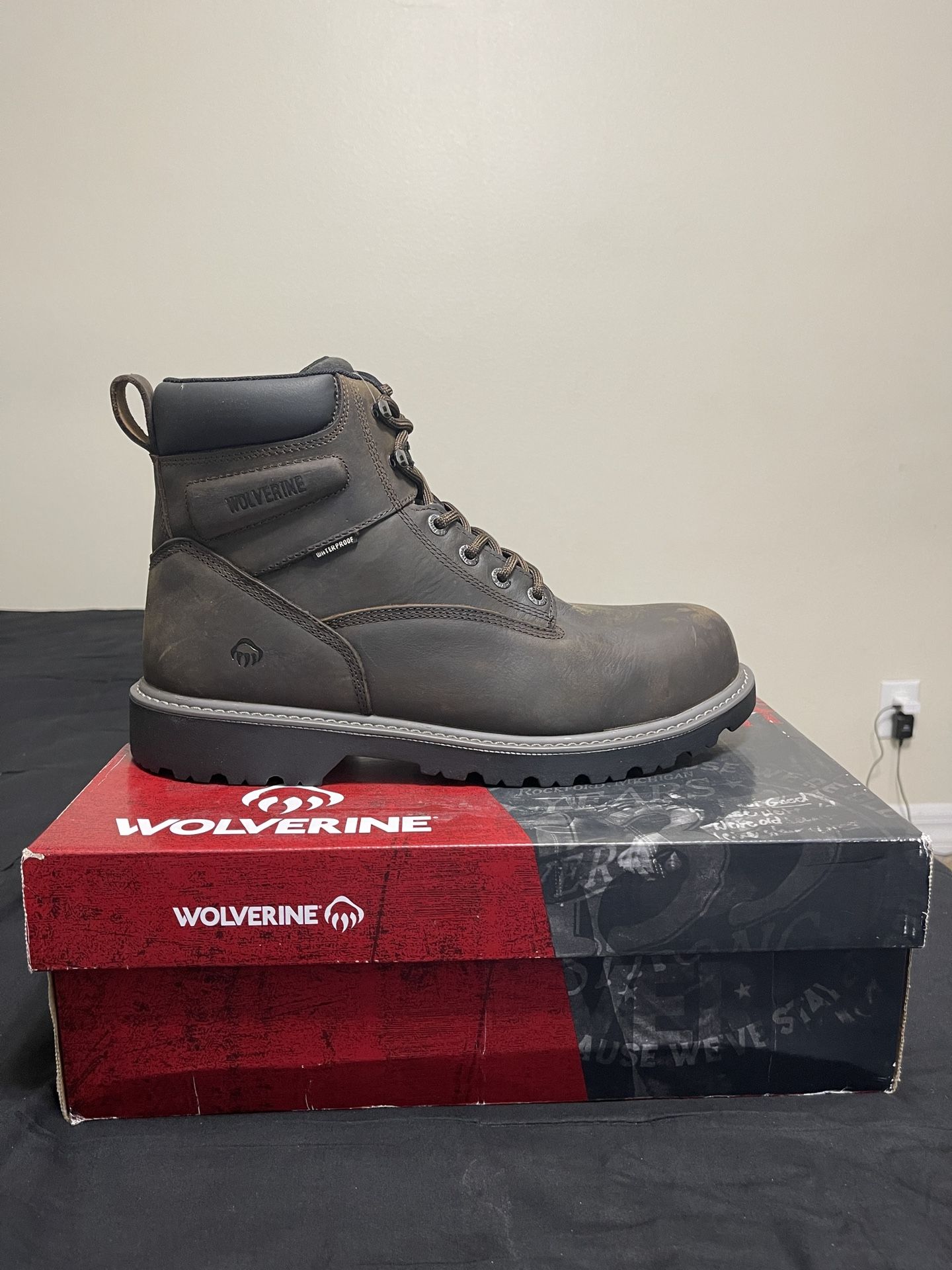MEN'S FLOORHAND WATERPROOF STEEL-TOE 6" WORK BOOT