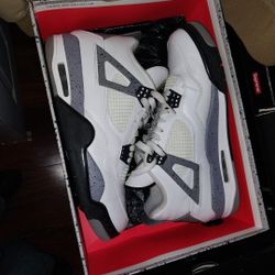 Jordan 4 Cement White 
