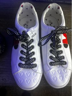 Mickey Mouse woman shoes size 6 with Mickey Mouse ears great condition