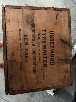 Antique Wood Shipping Crate