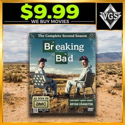 Breaking Bad: the Complete Second Season (DVD, 2009) BRYAN CRANSTON AARON PUAL