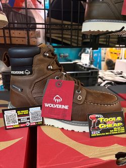 WOLVERINE TRADE WEDGE BROWN WORK BOOTS