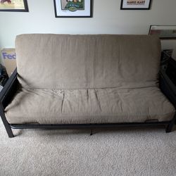 Metal Futon With Spring Mattress $20 OBO