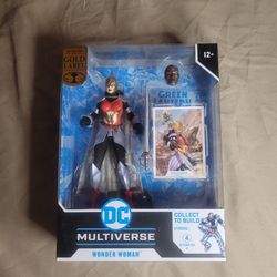 McFarlane DC Multiverse Gold Label Flashpoint Wonder Woman 7" Action Figure 