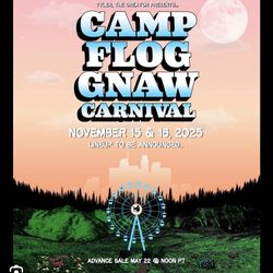 CAMP FLOG GNAW TICKET