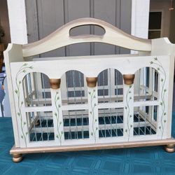 Wood Magazine Rack