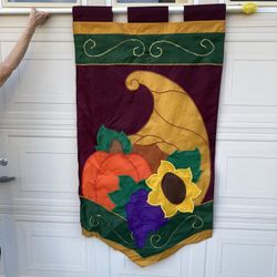 Cornucopia Decorator Flag - Celebrate the Season!