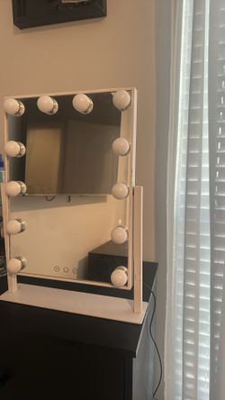 Mirror with lights