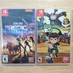 Star Trek Prodigy Supernova & Ben 10 Nintendo Switch 