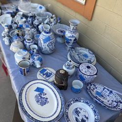A Lot Of China Vintage Dishes