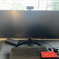 32.5”x14.5” LG monitor