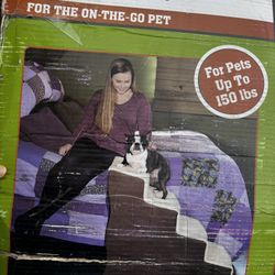 Pet Gear PG9740CH 4 Step Pet Stair - Brown