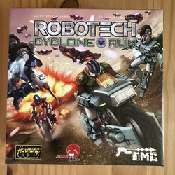 Robotech Cyclone Run Board Game