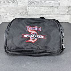 Disneyland Resort Embroidered Mickey Mouse 1955 Black Fanny Pack Waist Bag