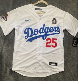 White Los Angeles dodgers Edman jersey