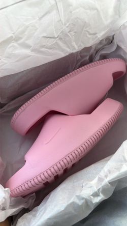 Nike pink slides kids size 6