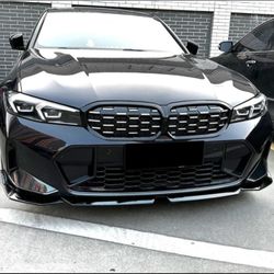Glossy Black Front Bumper Lip for BMW G20 3-Series M-Sport 2023–2024 !!!!