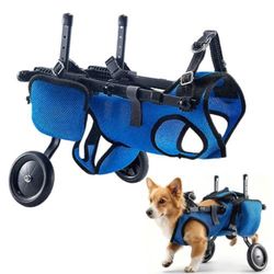 “New”Lightweight back leg wheel chair(sz small)injured,paralyzed ,arthritis
